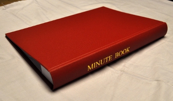 Rose Croix Minute Book [250pp Skeleton with Guards] - Click Image to Close